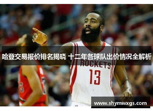 哈登交易报价排名揭晓 十二年各球队出价情况全解析