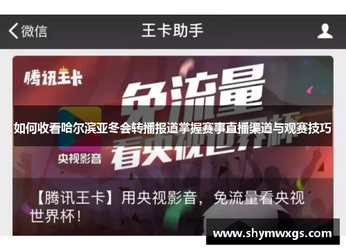 如何收看哈尔滨亚冬会转播报道掌握赛事直播渠道与观赛技巧